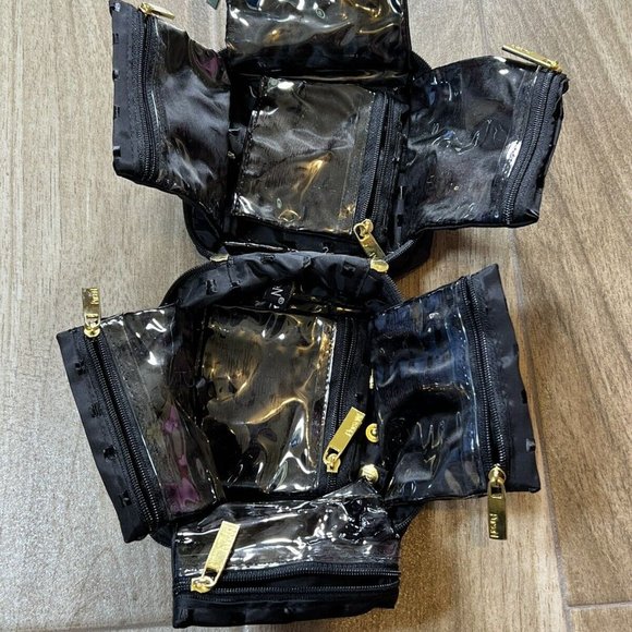 PurseN Tiara Weekender Jewelry Case Quilted Midnight Travel - Picture 4 of 8